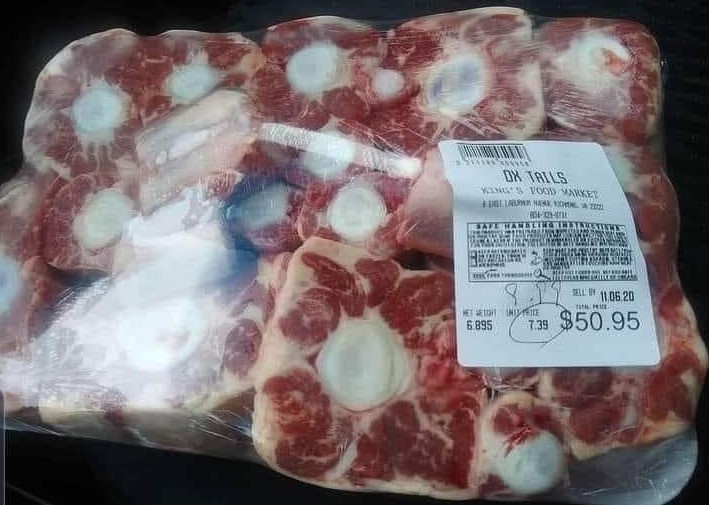 Is $50.95 Too Much To Pay For 7 Pounds of Oxtail From The Local Supermarket?