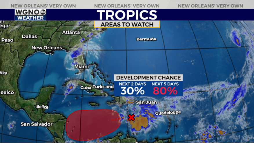Cooler Ocean Temperatures Expected To Smack Down Latest Tropical Disturbance