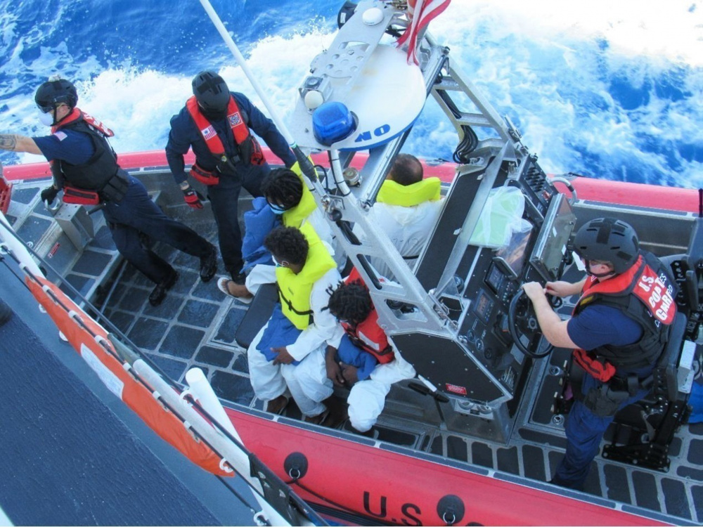 U.S. Coast Guard Returns 12 Would-Be Illegal Migrants Back To Dominican Republic