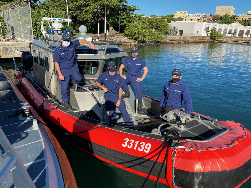 U.S. Coast Guard Rescues 3 People After Watercraft Capsizes Near 'Goat Island'
