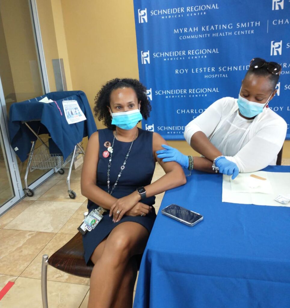 Health Care Workers Among The First Vaccinated In The U.S. Virgin Islands: VIDOH