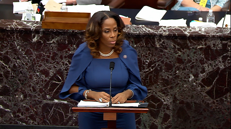 V.I. Delegate Stacey Plaskett Shines In Starring Role As House Impeachment Manager Today
