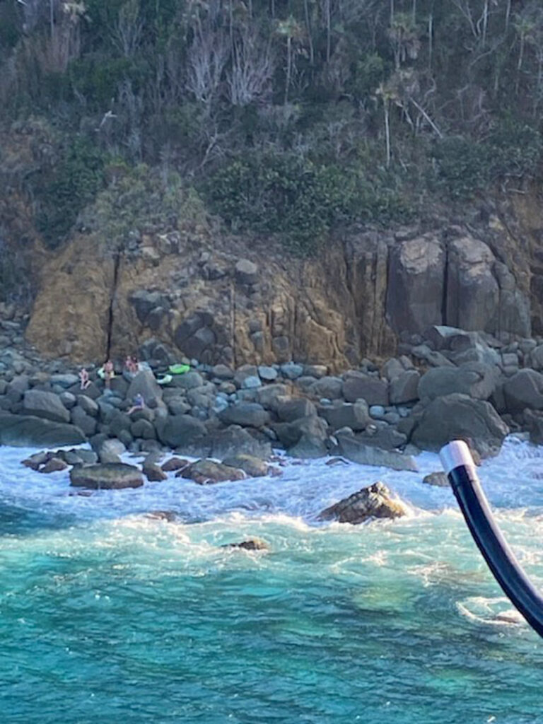 U.S. Coast Guard Aircrew Rescues 5 Stranded Kayakers At Caret Point In St. Thomas