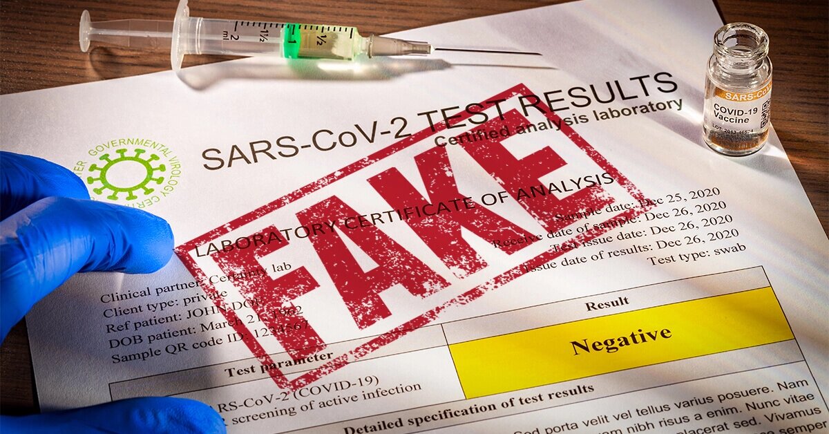 VIDOJ Says It Will Prosecute Travelers Who Present Fake COVID-19 Results At Arrival