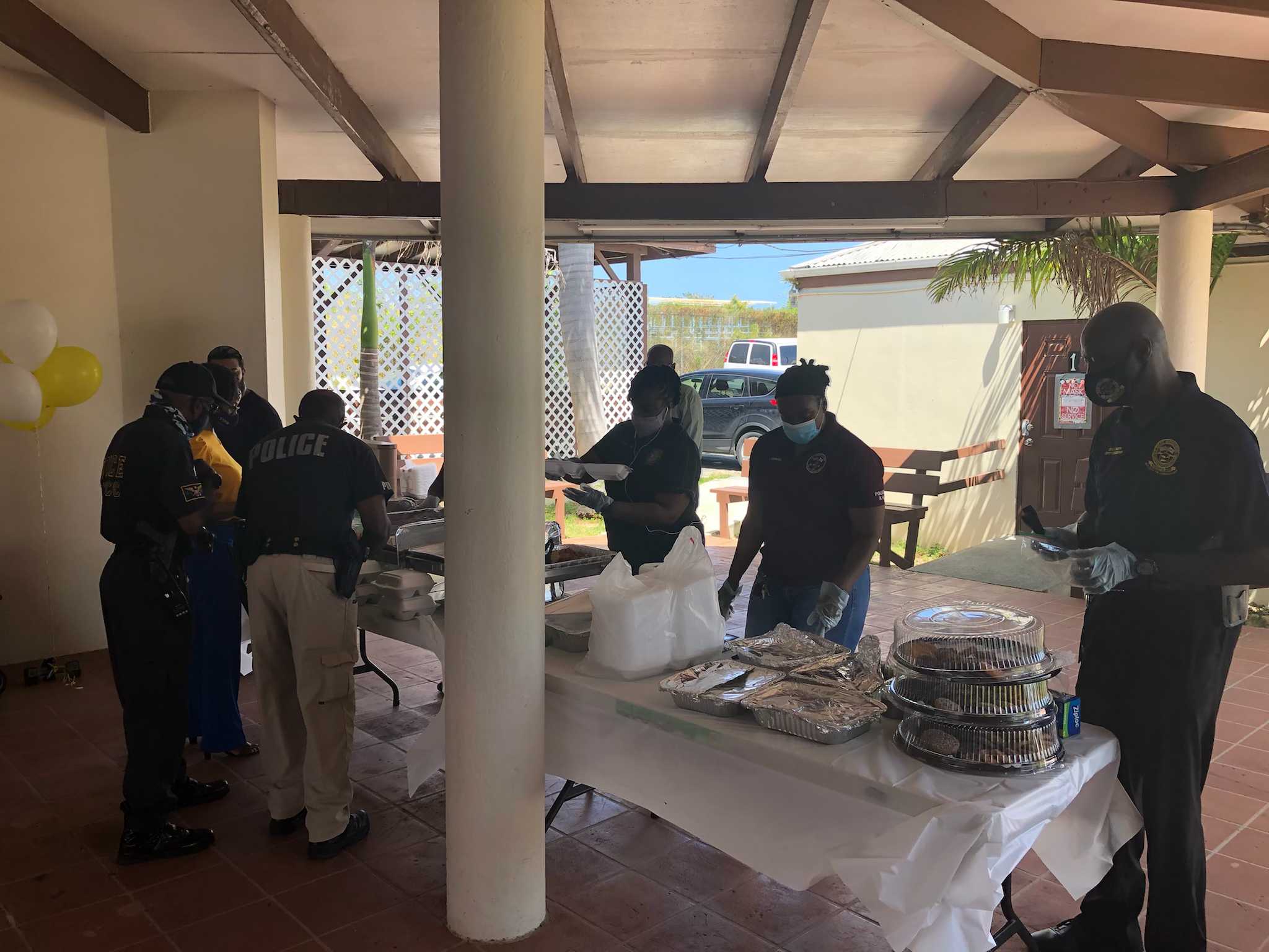 Police Observe Employee Appreciation Day 2021 With Banquet-Style Lunch Buffet In St. Croix On Friday: VIPD