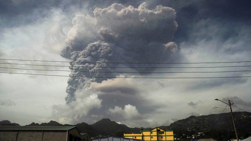 ‘Huge’ Explosion Rocks St. Vincent As La Soufrière Volcano Keeps Erupting