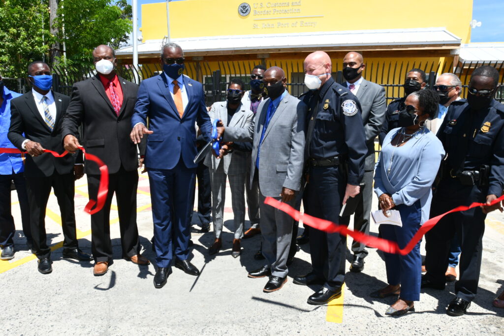 Bryan Attends Ribbon Cutting For Rebuilt Customs Clearance Facility In St. John