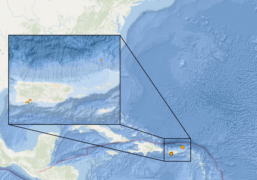 Earthquakes Rattle Puerto Rico & U.S. Virgin Islands; But No Tsunami Threat