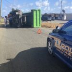 Dump Truck Overturns On East Airport Road Near Melvin Evans Highway: VIPD