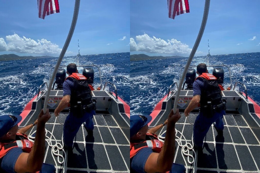Coast Guard Helps Sailboat Reach Its 'Destination' With Rescue At Sea