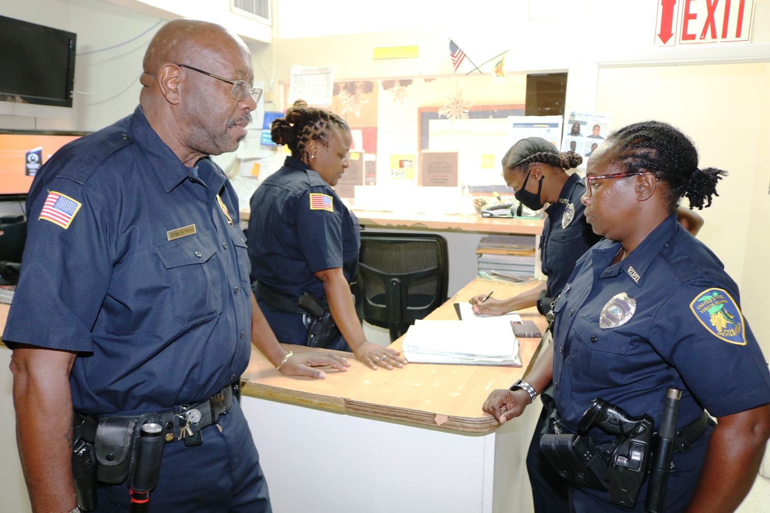 Police Don New Uniforms In St. Croix District On Monday: VIPD On Twitter
