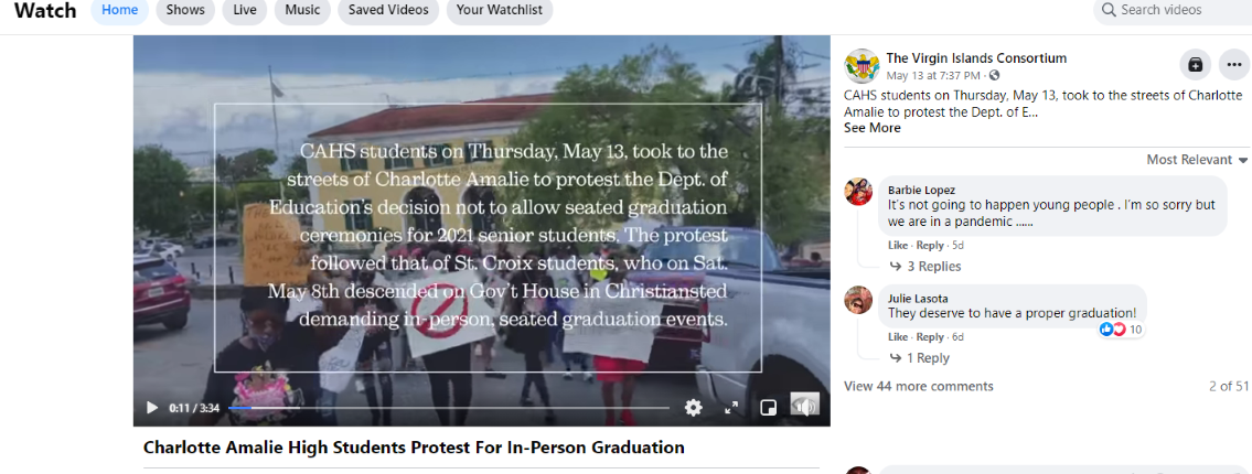Real-Life Protests Against Virtual Graduations Lead To COVID-19 Transmissions