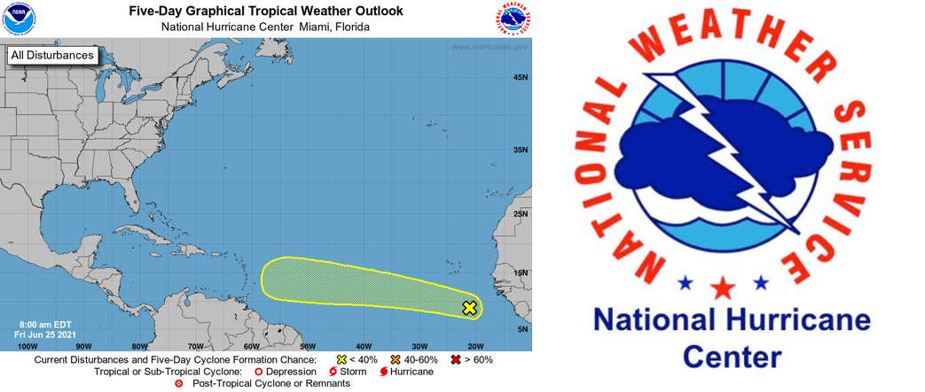 NHC Tracking 'Strong' Tropical Wave As It Wends Its Way Towards The Caribbean
