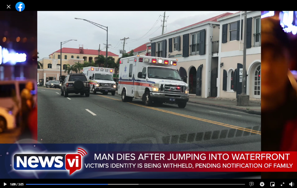 Police Criticized For Standing Around As Man Drowned In Charlotte Amalie Harbor