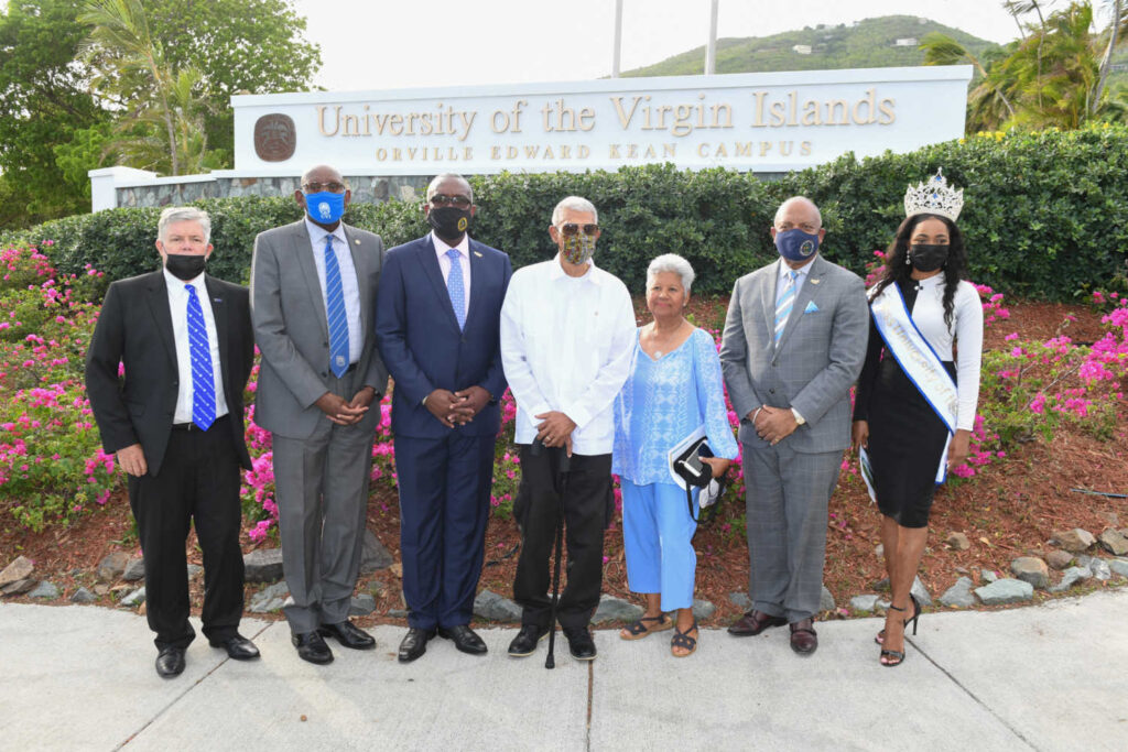 UVI St. Thomas Campus Renamed As The Orville E. Kean Campus With New Sign