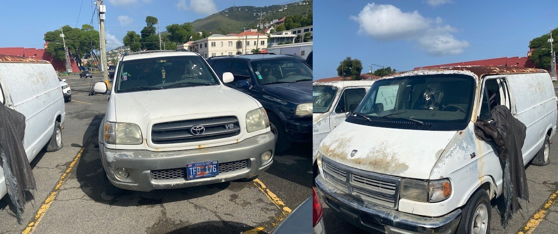 Owners Of Abandoned Vehicles In Fort Christian Parking Lot Should Call DPW