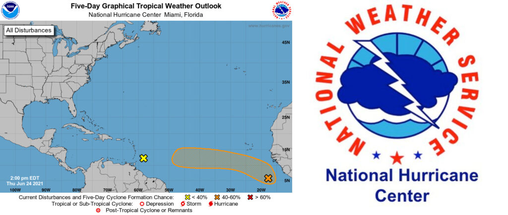 Fierce Tropical Wave Leaves Africa As Second System Near Barbados Devolves Into A Trough