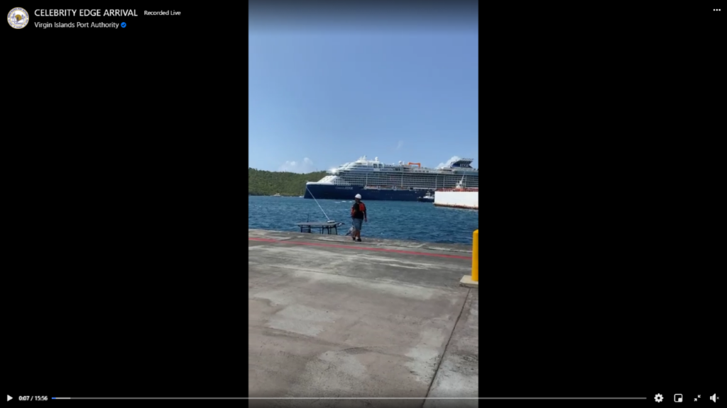 USVI To Welcome First Cruise Ship To St. Thomas In 15 Months This Morning