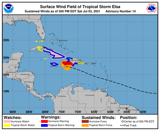 Hurricane Elsa Leaves USVI High And Dry; Storm Stingy When It Comes To Rainfall