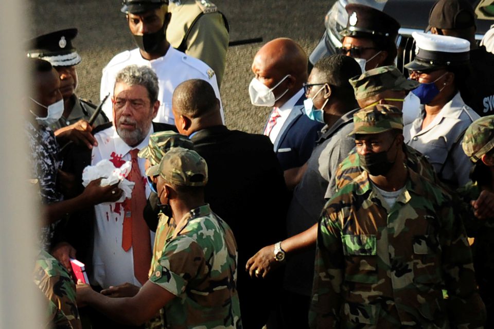 Vincentian People Rise Up And Attack Accused Rapist Prime Minister Gonsalves