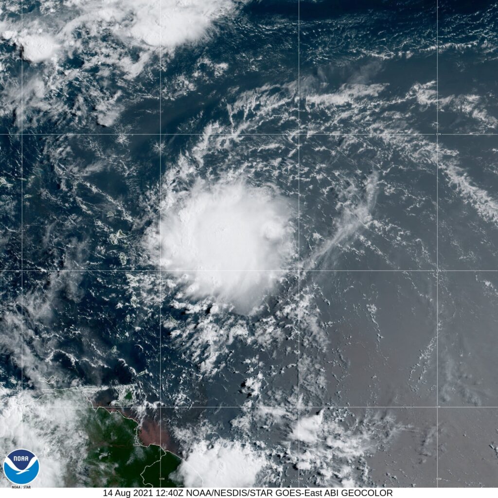 Tropical Storm Grace Forms, Expected To Reach The Lesser Antilles Tonight: NWS