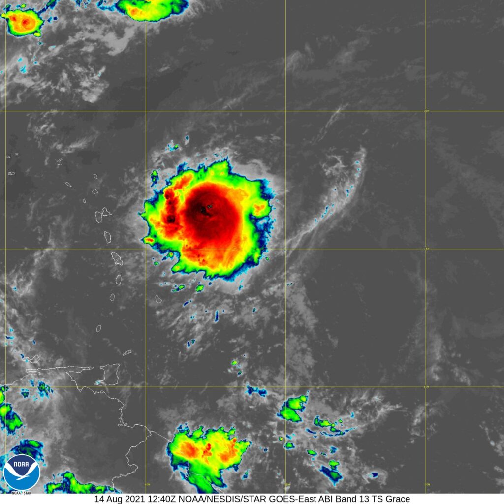 Tropical Storm Grace Forms, Expected To Reach The Lesser Antilles Tonight: NWS