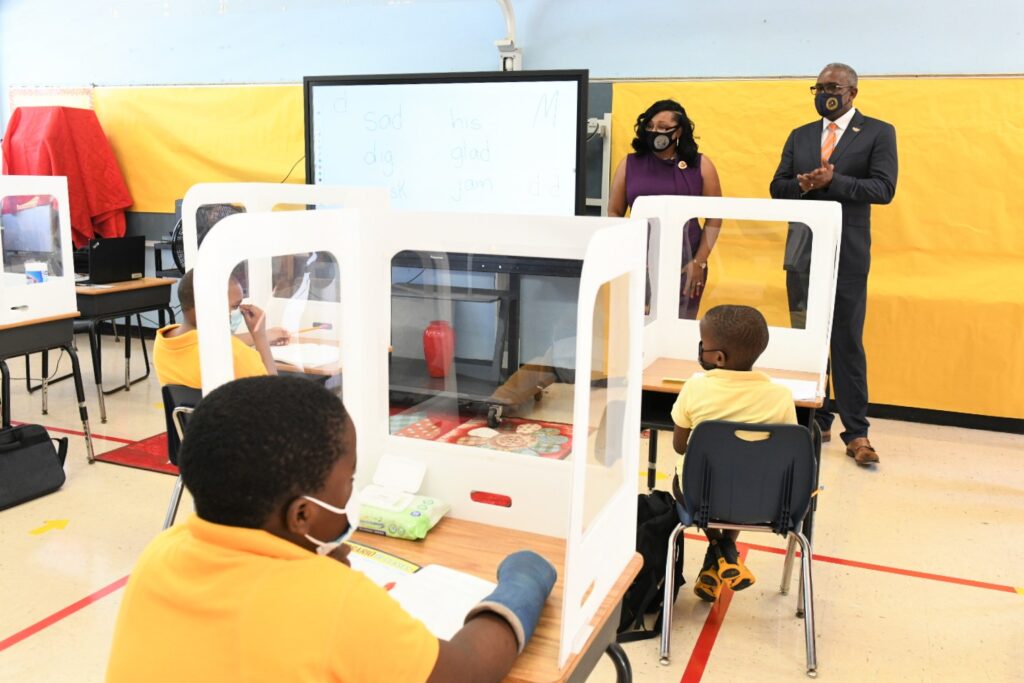 Berry-Benjamin Hosts Governor Bryan On School Tours On First Day Of Classes