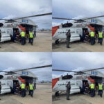 Coast Guard Helicopter Swoops Down To Rescue Female Swimmer Off Aguadilla