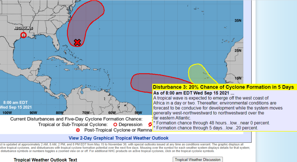 NHC Continues To Track 2 Disturbances In The Tropical Atlantic