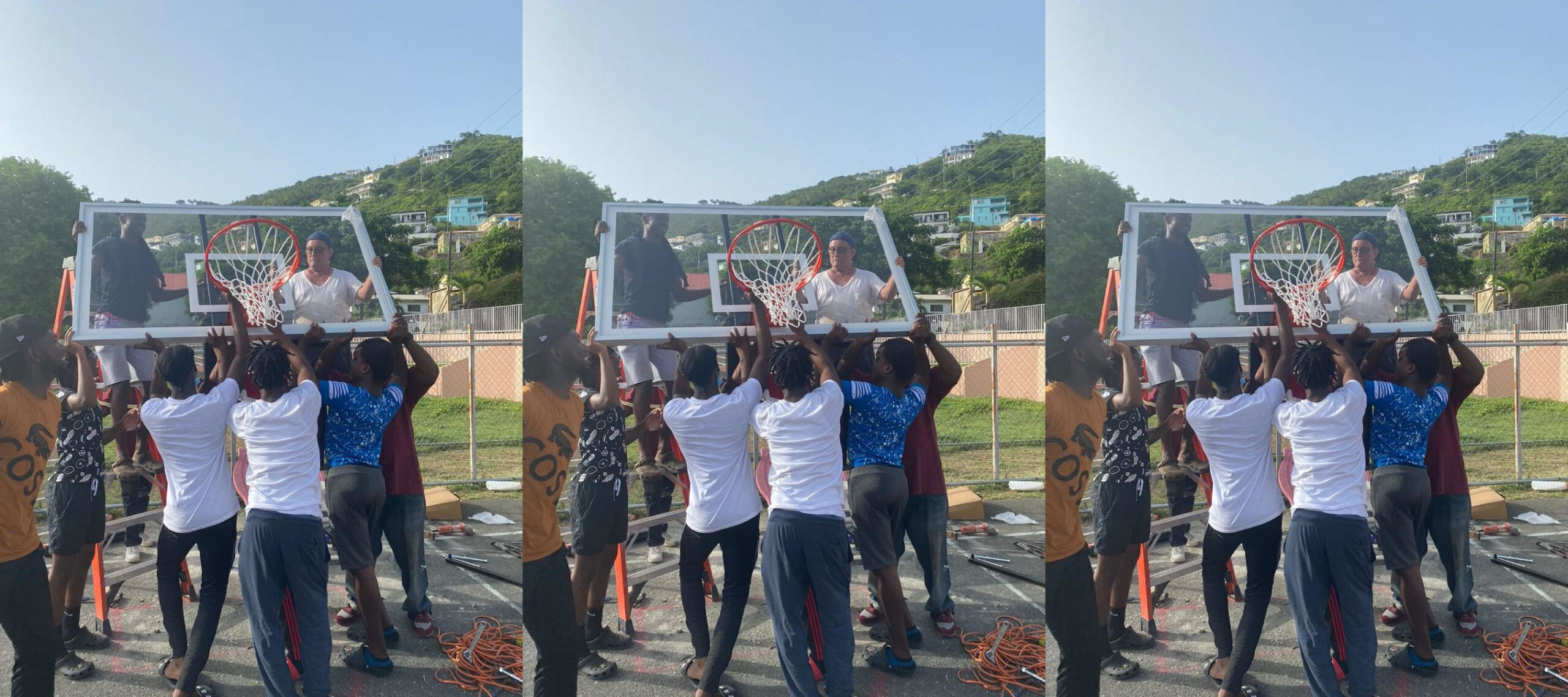 Community Action Group Secures DSPR Basketball Hoop For The Savan Area