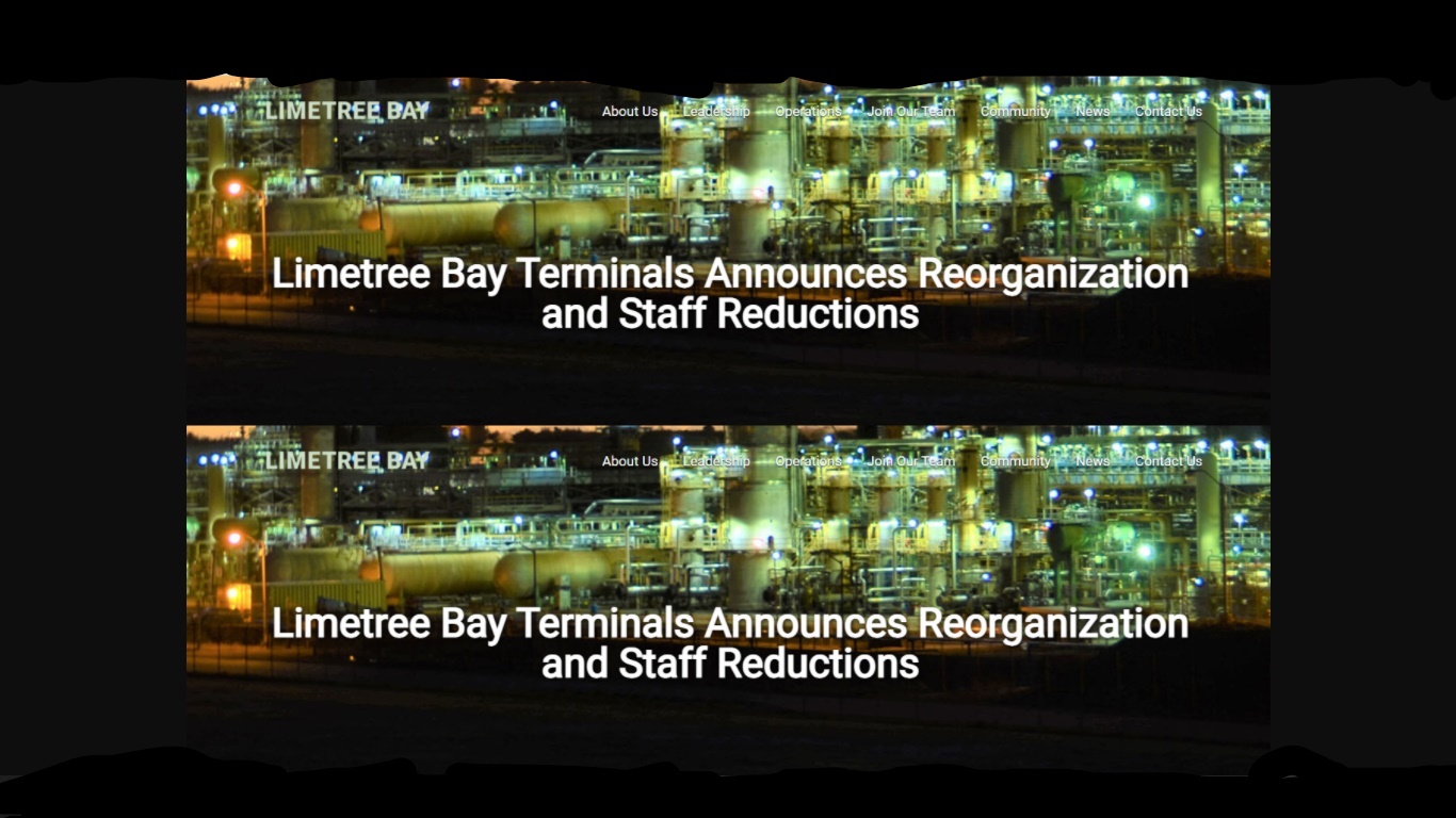 Limetree Bay Terminals Announces Reorganization and Staff Reductions
