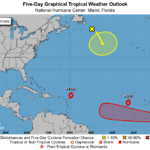 NHC Tracking Tropical Storms Peter And Rose In The Tropical Atlantic