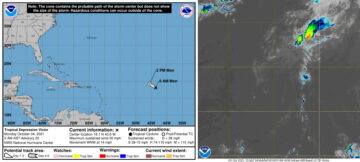 Tropical Depression Victor Begins To Crumble, Expected To Push North
