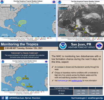 USVI Hoping For 'Moisture Surge' From Invest 93L Expected To Reach Here Soon