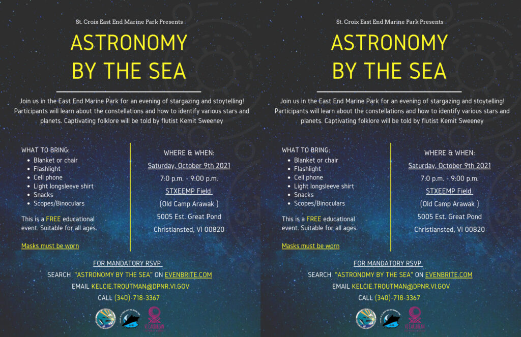 DPNR And Friends Of East End Marine Park To Host Astronomy By The Sea Saturday