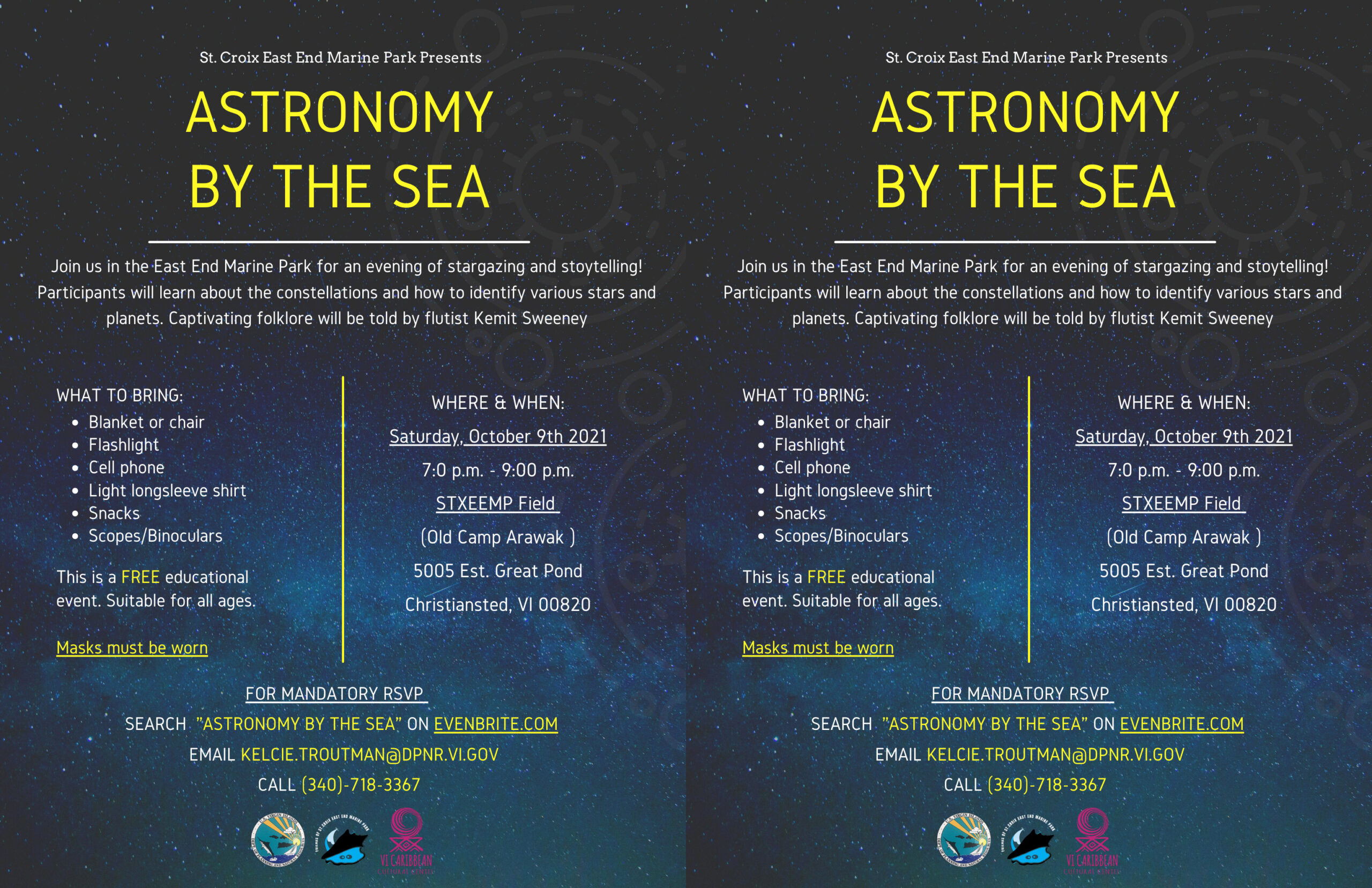 DPNR And Friends Of East End Marine Park To Host Astronomy By The Sea Saturday