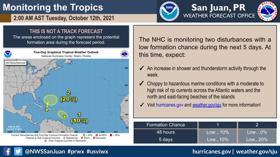 USVI Hoping For 'Moisture Surge' From Invest 93L Expected To Reach Here Soon