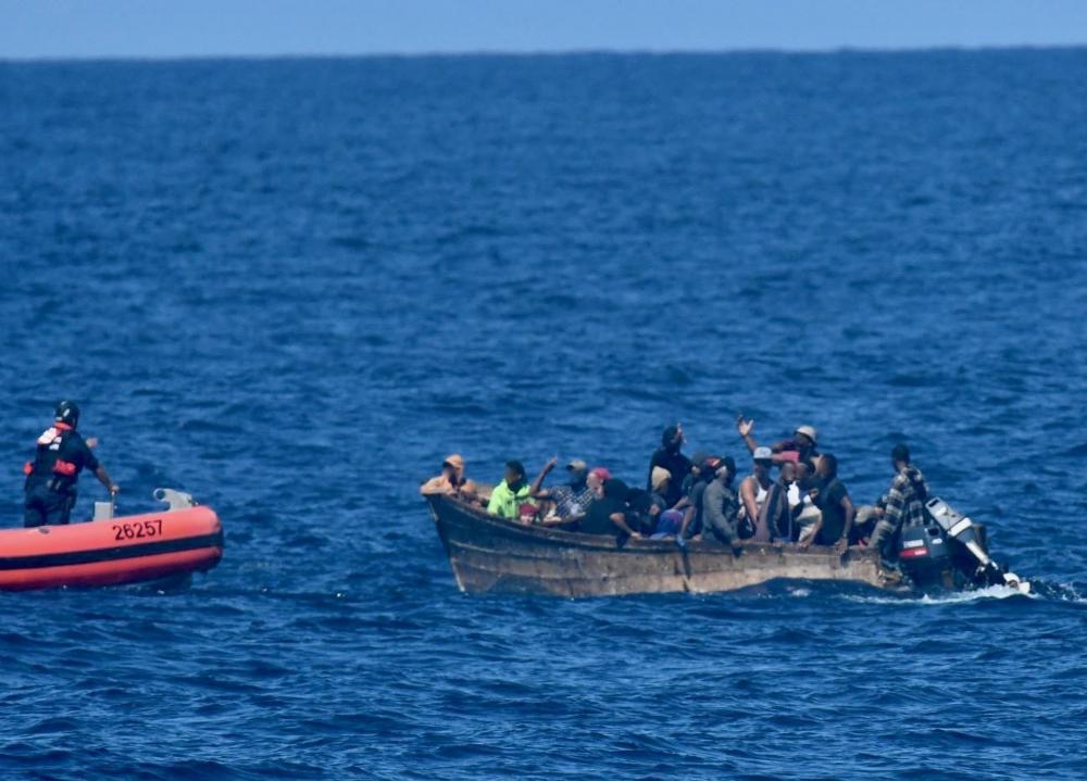 Coast Guard Takes 83 Illegal Migrants Back To Their Native Countries