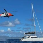 Coast Guard Helicopter Rescues Man With Head Injury Off Sailboat Near St. Thomas
