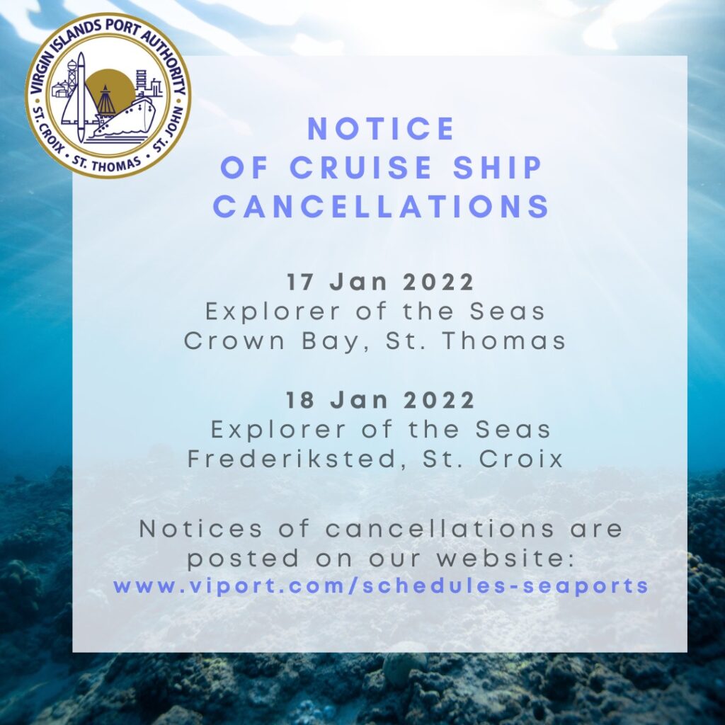 RCG's Explorer Of The Seas Cancels Cruise Visits To St. Thomas and St. Croix