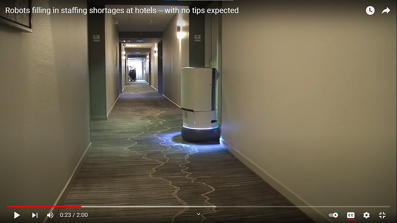 Robots Filling In Staffing Shortages At Some Cali Hotels With No Tips Expected