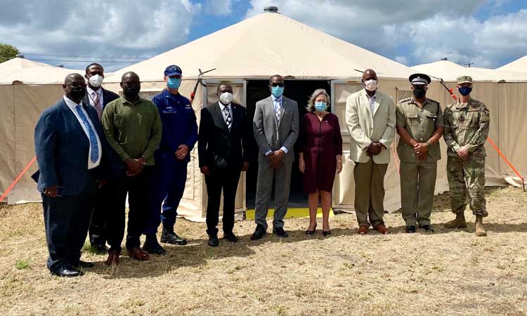 United States Donates Field Hospital and Utility Vehicles To Saint Lucia