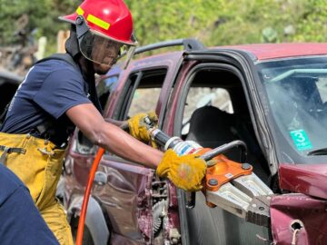 Fire Personnel Rescue Motorists Trapped In Vehicles After 2 Separate Accidents