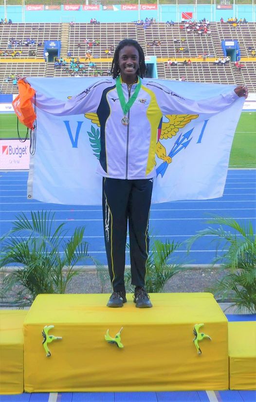 St. Croix Runner Smashes CARIFTA Record In Winning Gold In The 400-Meter Hurdles