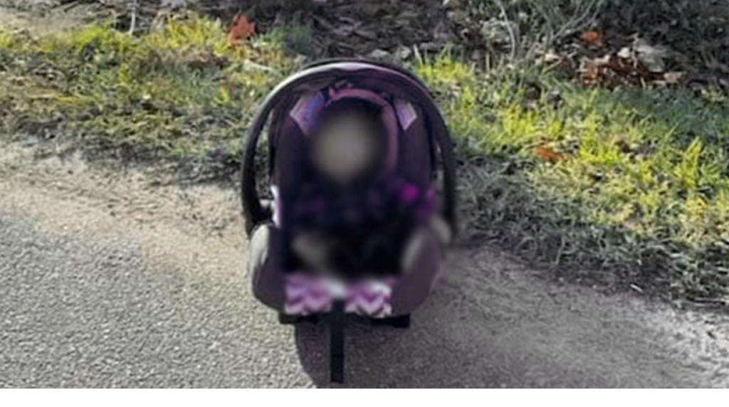 Mother, Father Put Baby In Car Safety Seat On Sidewalk Saying: 'We Don't Want To Care For Her Any More'