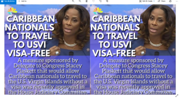 Delegate to Congress Stacey Plaskett Shares More Details About Her VISA Waiver Act