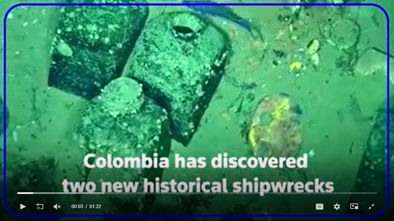 Colombia Discovers Two Historical Shipwrecks In The Caribbean