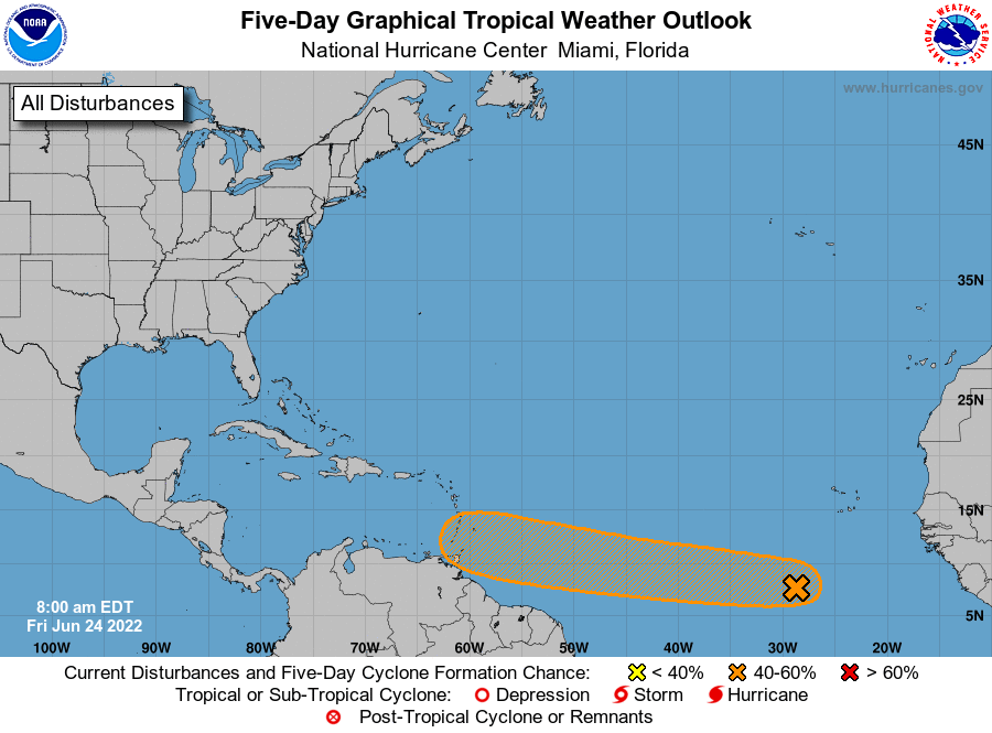 Windward Islands Warily Watching Tropics With 'Bonnie' Brewing In Caribbean