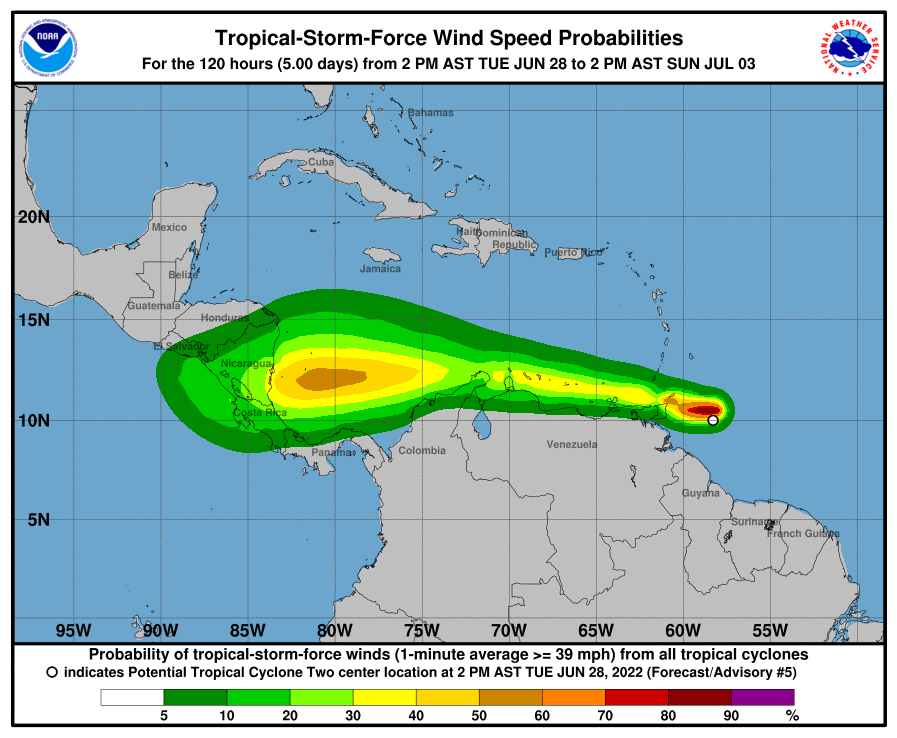 Schools Close In Trinidad In Advance of First Hurricane of the 2022 Season
