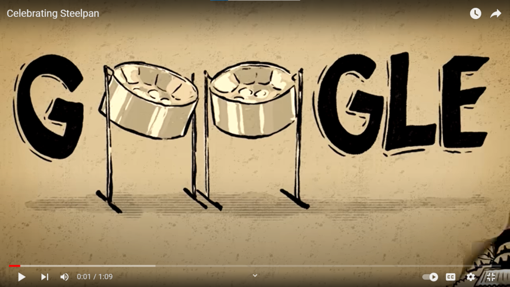 Google Doodle Celebrated The Birth of Steel Pan on Tuesday